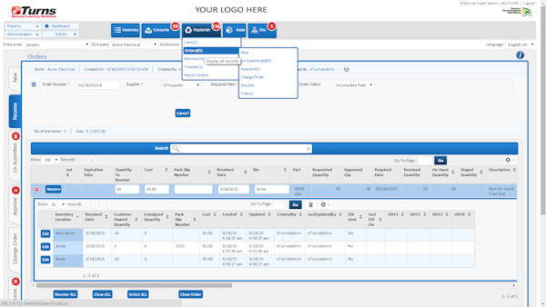 Order view