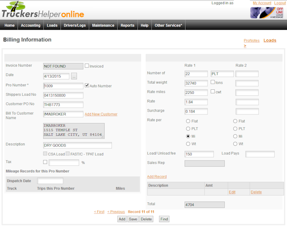Billing