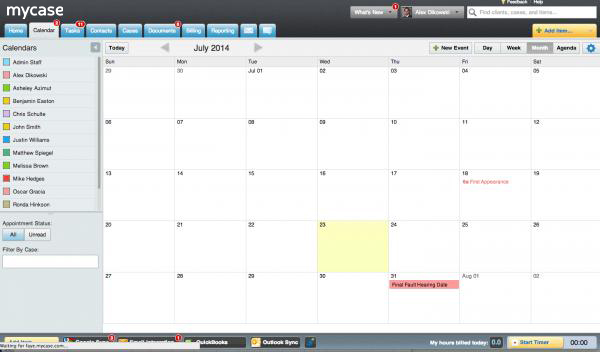 Calendar View