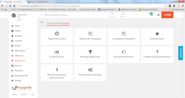 Engagedly performance management