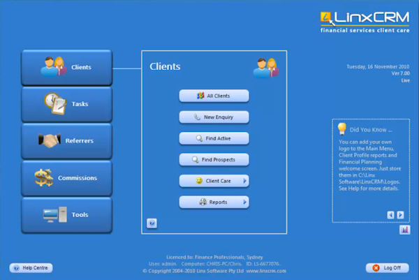Home page