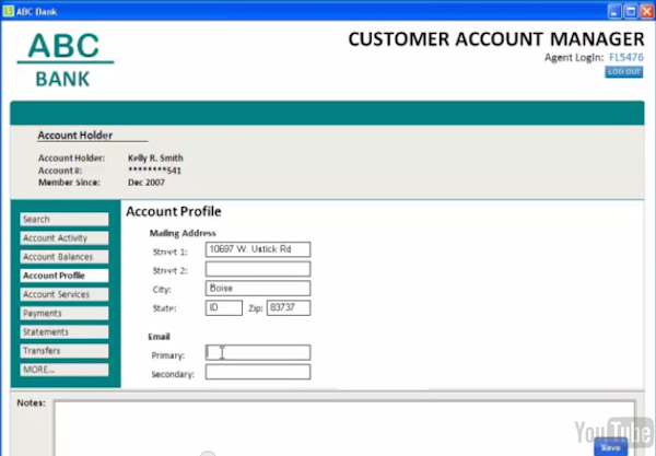 Account profiles