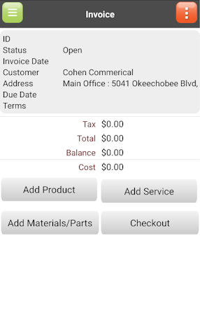 Invoice Device View