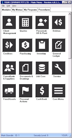 Module list