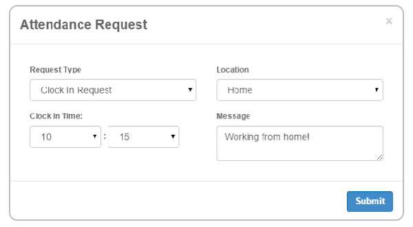Attendance request