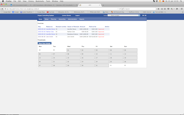 Immediate real time reports