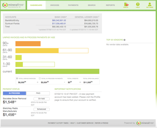 Accounting Manager Dashboard