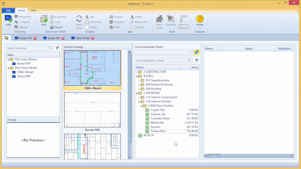 Project dashboard