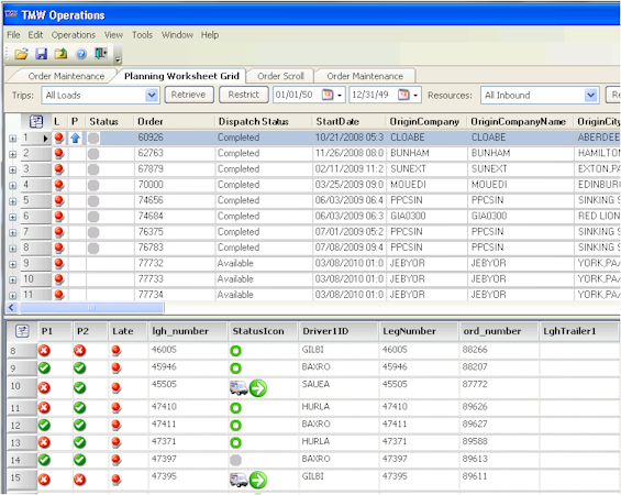 Load Planning and Management Tools