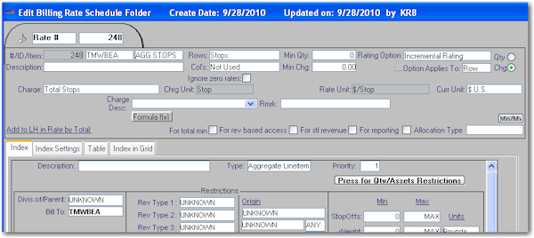 Flexible Rating and Billing Setup