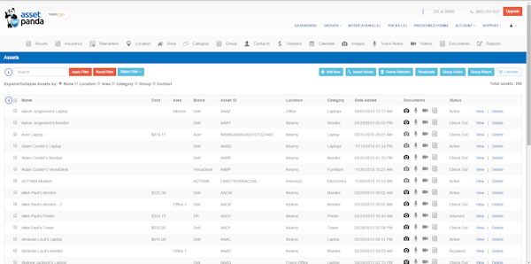 Asset List