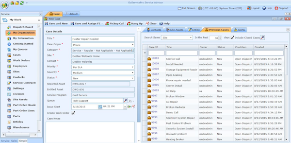 Case Creation