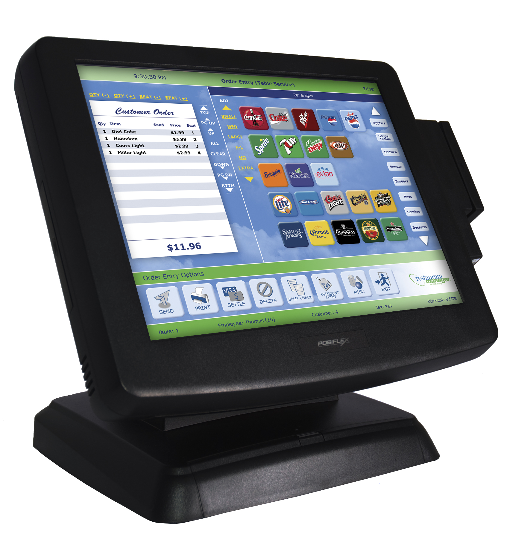 pos and time sheet manager retail