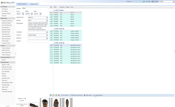 RetailOps - Product inventory