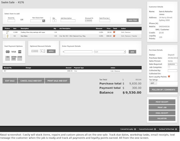 Generate sales invoice