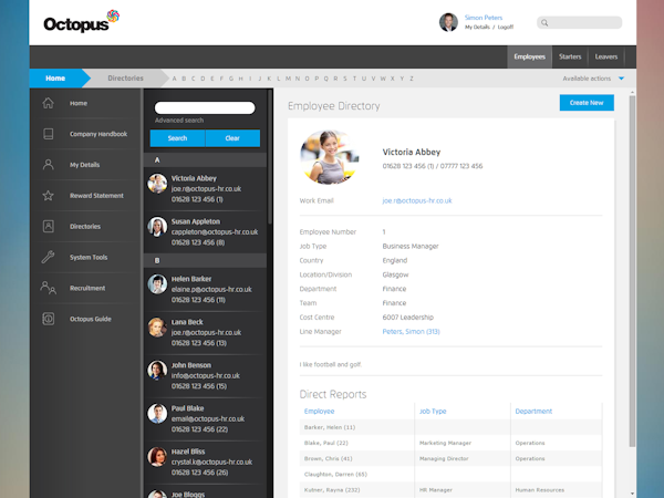 Employee directory