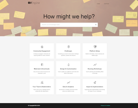 Idea knowledge base