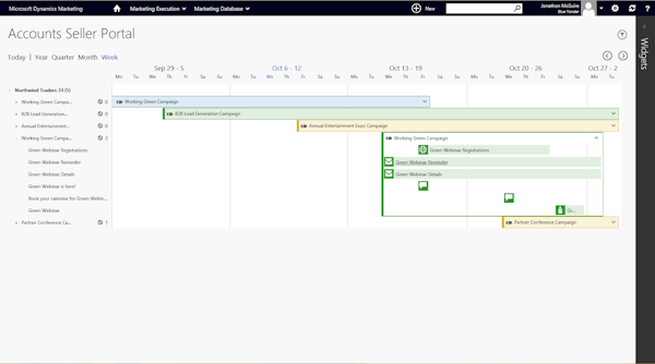 Marketing accounts seller portal