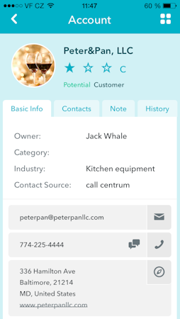 Mobile interface