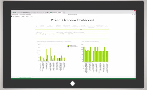 Project overview dashboard