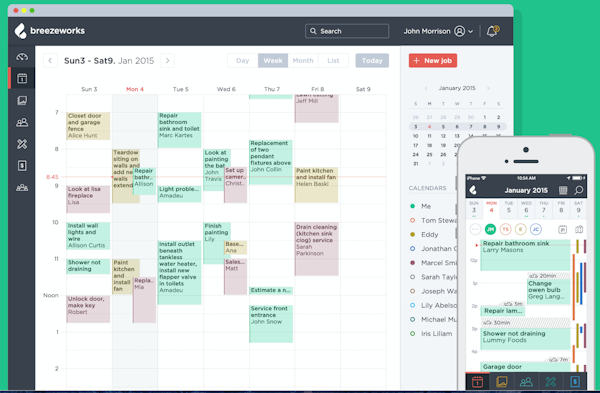 Calendar view