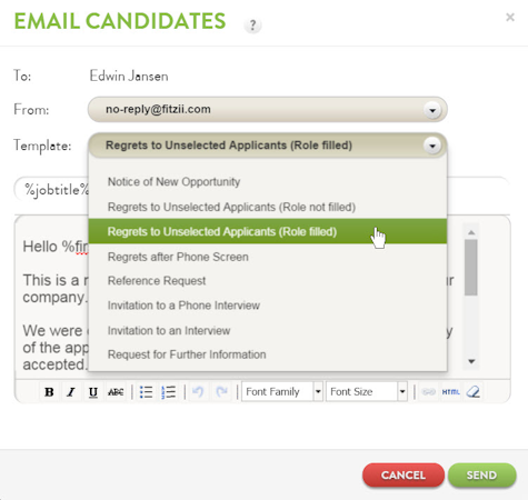 Email templates