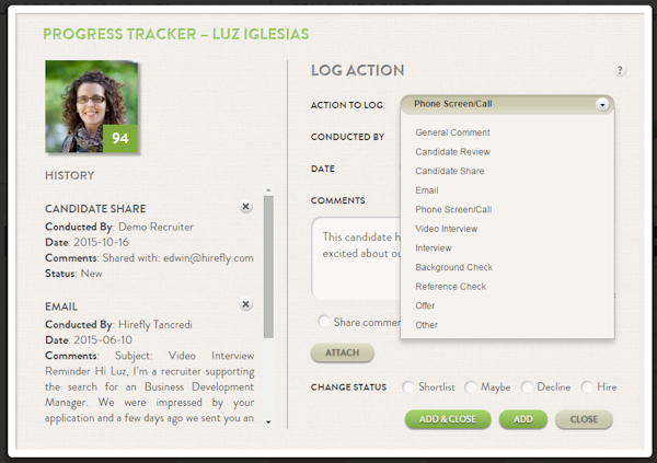Progress tracker