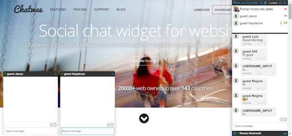 Multiple chatrooms