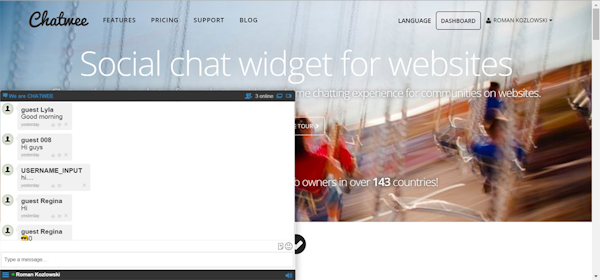 Larger chatroom