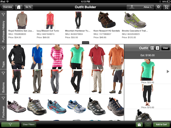 Outfit builder