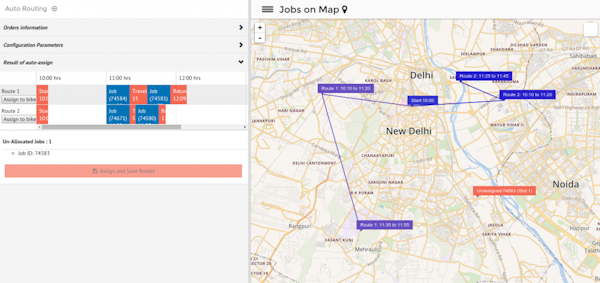 Auto routing