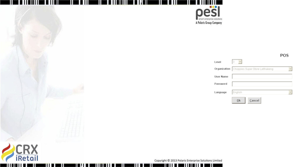 Point of sale login
