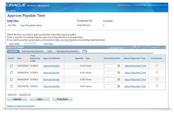 Workforce management