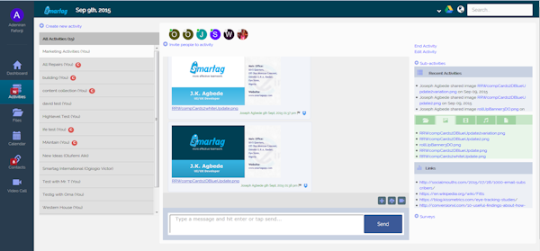 User activity