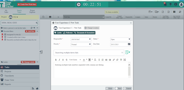 Create task