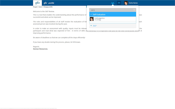 Welcome page