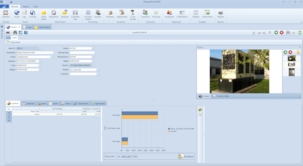 Manage assets details