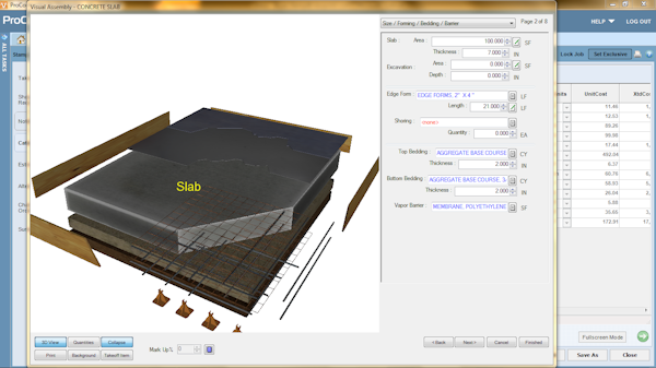 Visual assembly