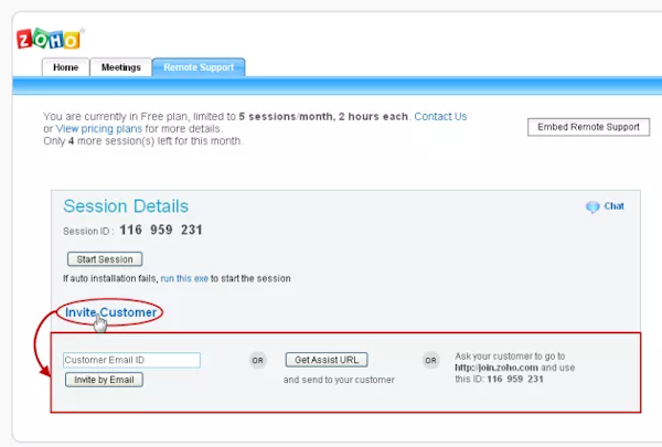 Remote support