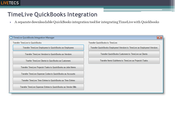 Quickbooks integration