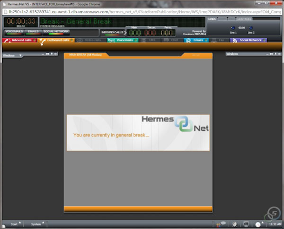 HermesNet v5 omnichannel agent workspace