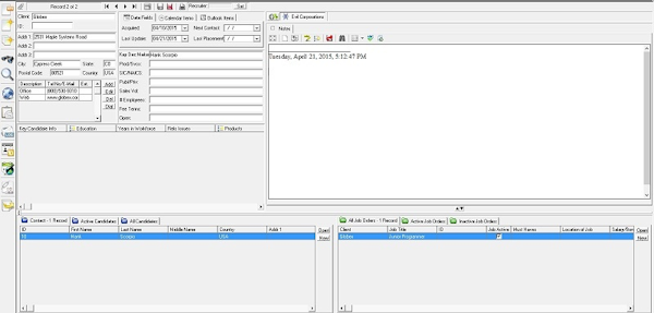 Client window
