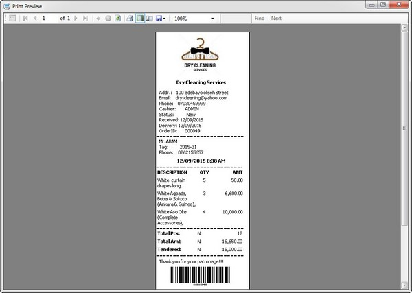 Receipt