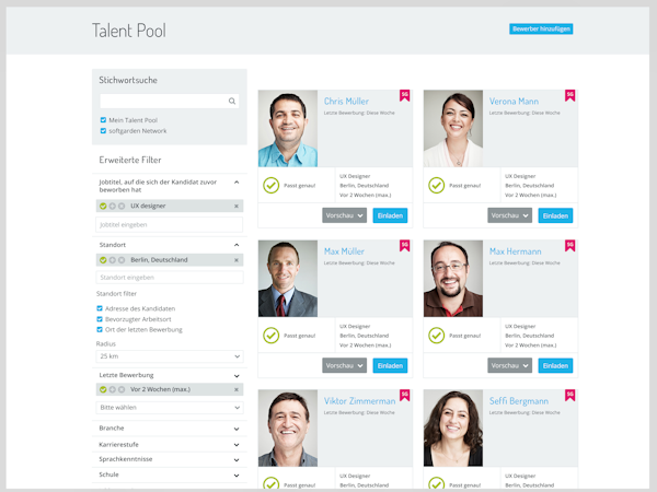 Talent pool