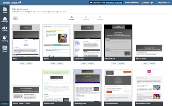Email templates