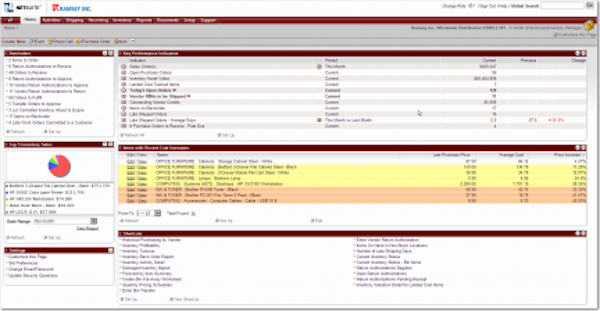 Inventory manager dashboard