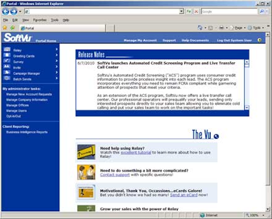 SoftVu Marketing Automation Dashboard