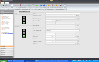 bid software estimating electrical summary panel control