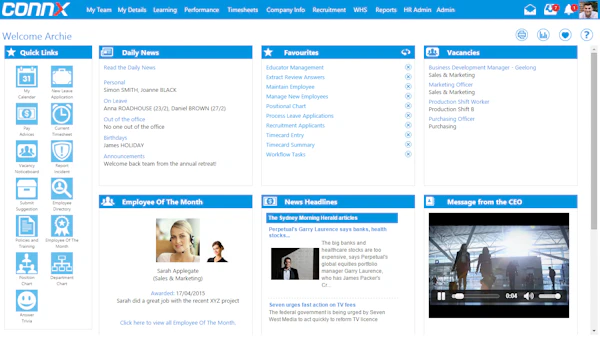 Connx Workforce Management Solution 2020 Reviews Pricing Demo