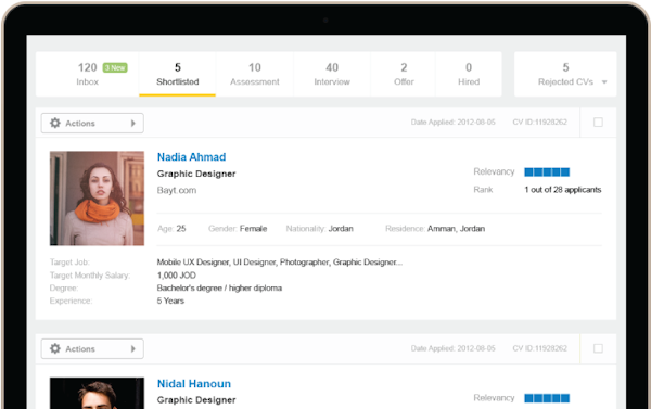 Applicant tracking